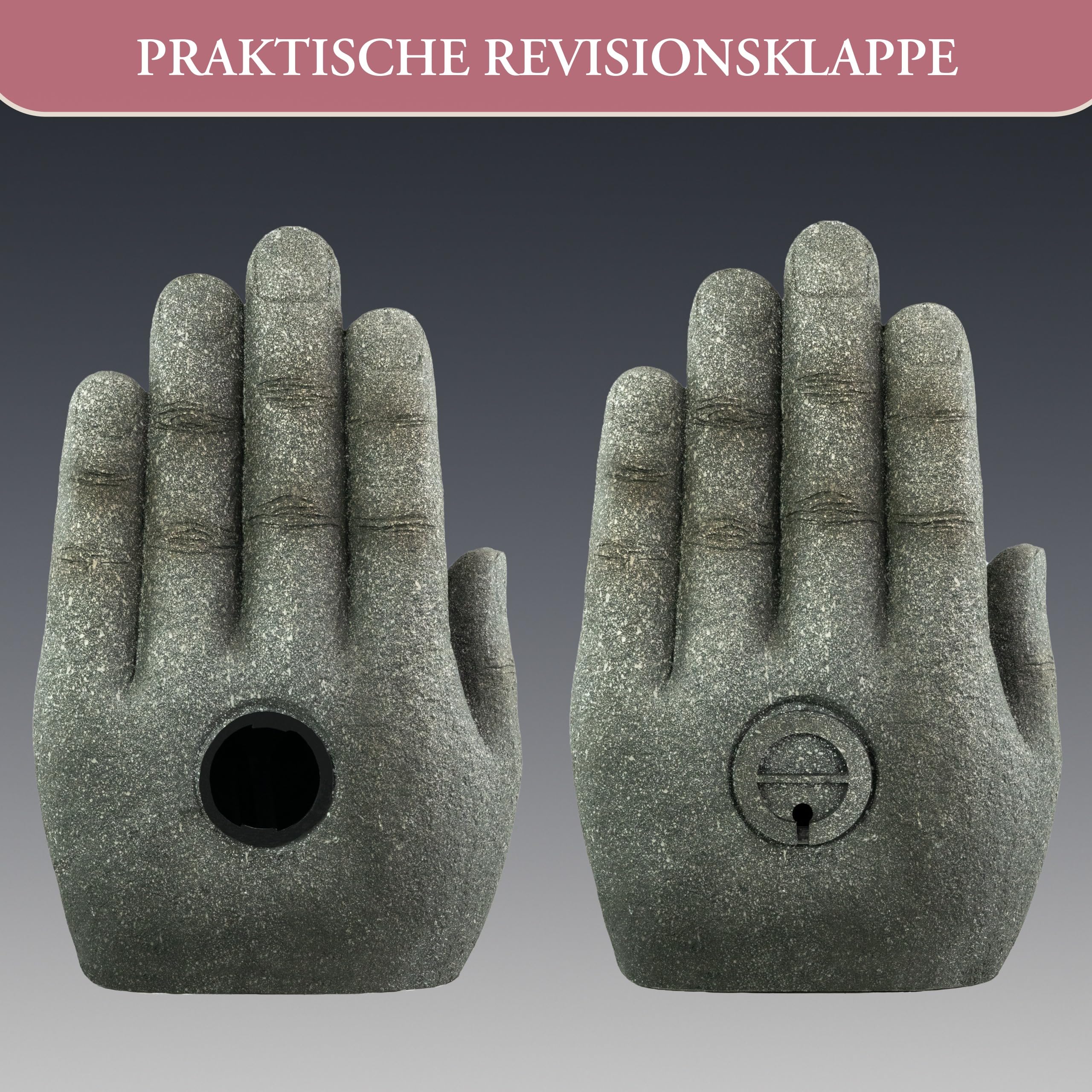 Zimmerbrunnen – Buddha mit Beleuchtung, Wasserspiel Wasserfall, Springbrunnen innen, Dekobrunnen Wohnzimmer, Kaskadenbrunnen, Zierbrunnen, Brunnen-Innenbereich, Zimmer-Brunnen Wasserfall