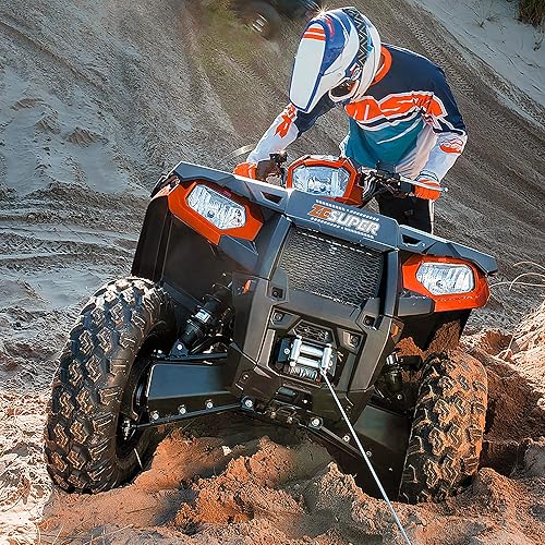 Miniatura 8 de ZESUPER - Kit de cabestrante eléctrico con control remoto de mano, 2500 libras, 12 V CC, cable de acero, impermeable para cuatriciclos, vehículos