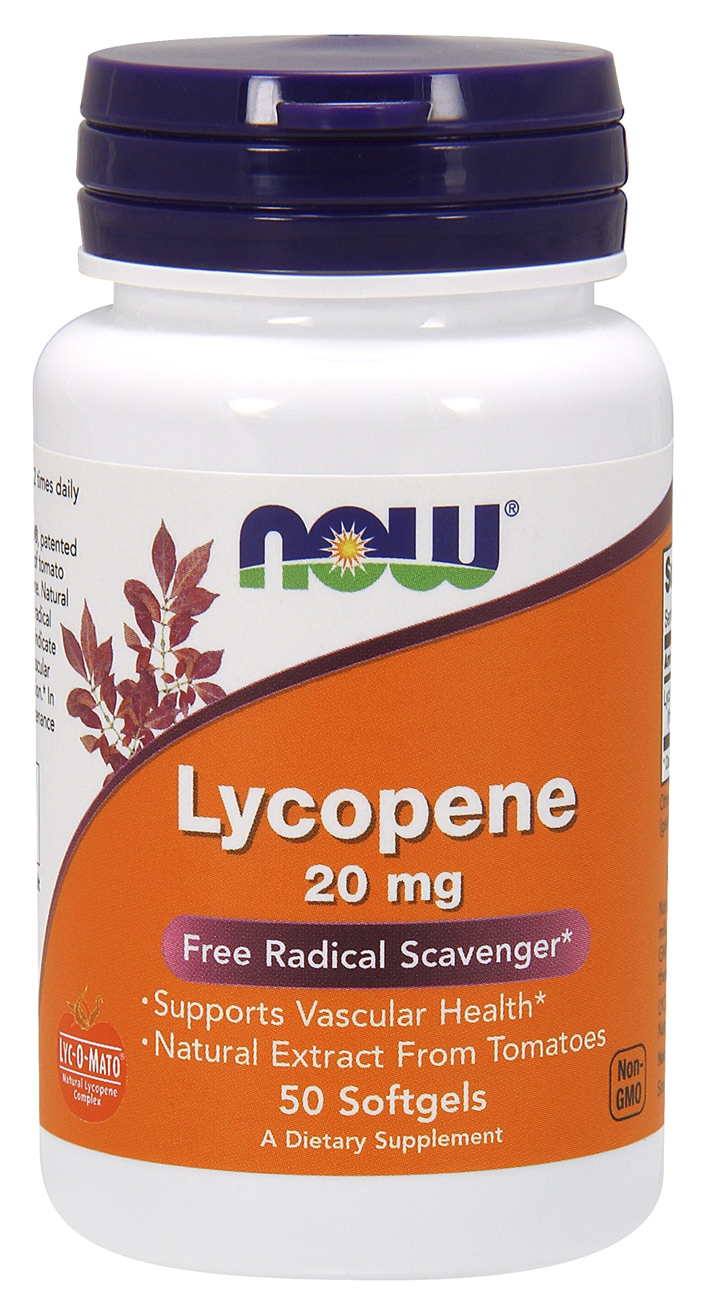 NOW Foods Lycopene, 20 mg – 50 Softgels