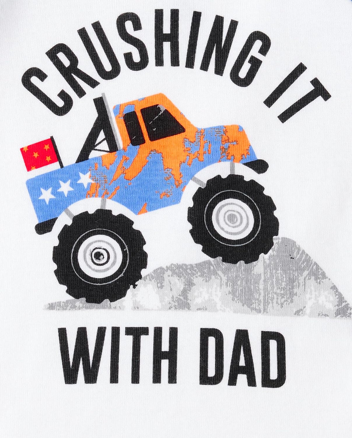 The Children's Place baby boys Button Long Sleeve Top and Pants Snug Fit 100% Cotton 2 Piece Pajama Set - Image 2