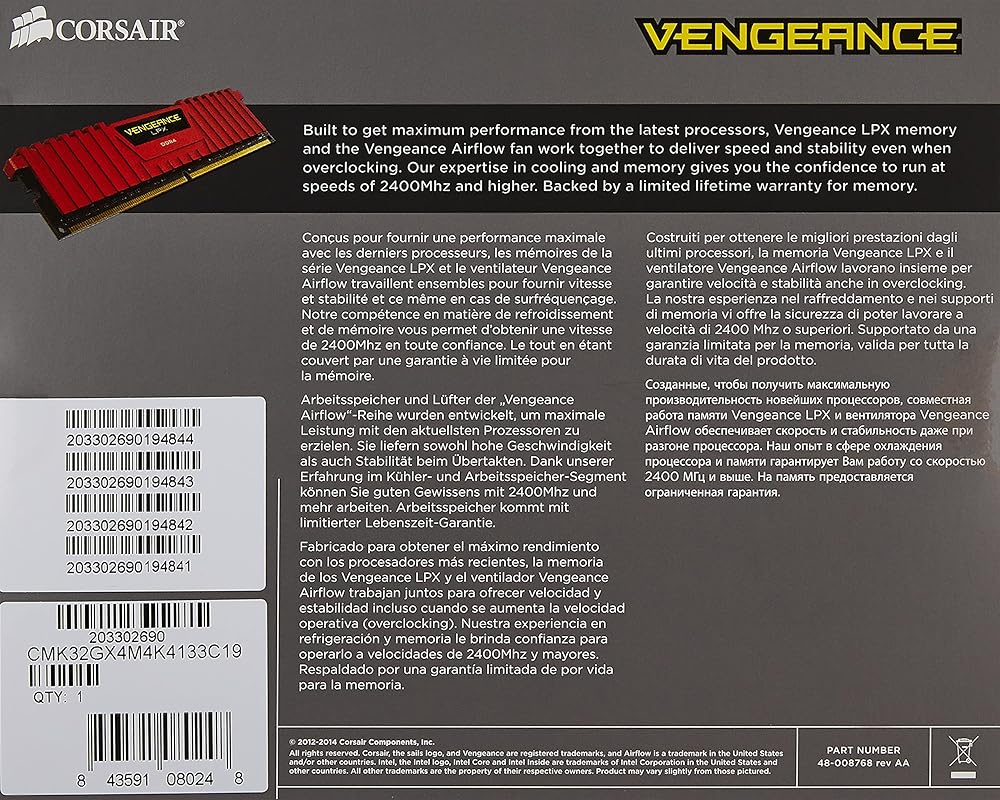 Corsair Vengeance LPX 16GB (2 x 8GB) DDR4 DRAM 3000MHz C15 Desktop Memory Kit thumbnail 5