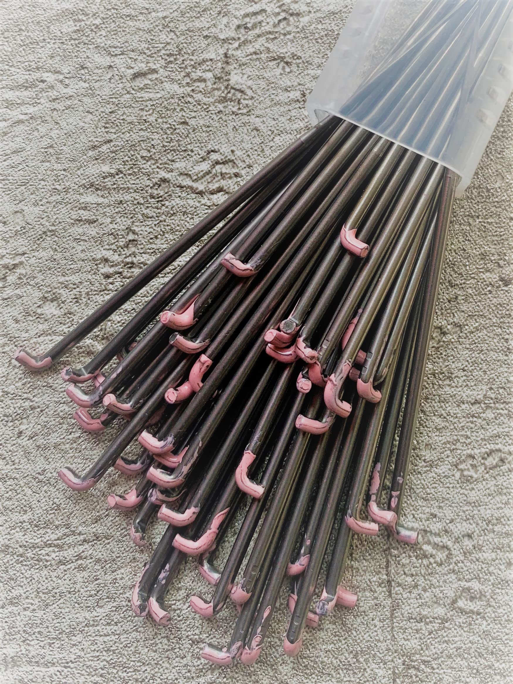 Heidifeathers 38G Pink X 10 Crown Felting Needles - Reborn Rooting And Needle Felting - Different Sizes And Quantity (38G Pink X 10)