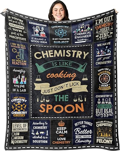 Miniatura 1 de Basiole Manta de regalos de química, regalos para profesores de química, regalos para amantes de la química, regalos de química para
