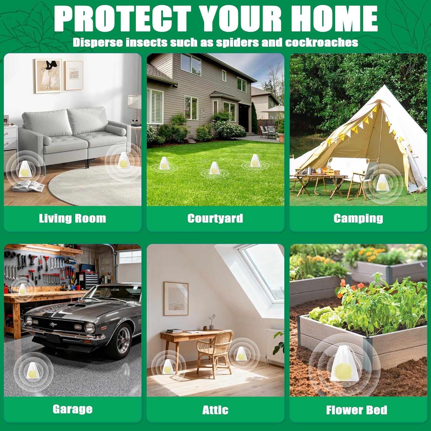 24 Pack Peppermint Oil Pest Repellent for Rodent, Mice, Rats, Spider, Roach, Ant, Bugs,Natural Rodent Repellent Trap Poisoning Outdoor & Indoor, Family & Pet Safe for Lawn and Garden