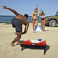 Vista 8 de Franklin Sports Cornhole Game Sets - Portable Cornhole Boards + Bean Bags - (2) Cornhole Boards + (8) Bean Bags Included - Perfect Beach + Lawn