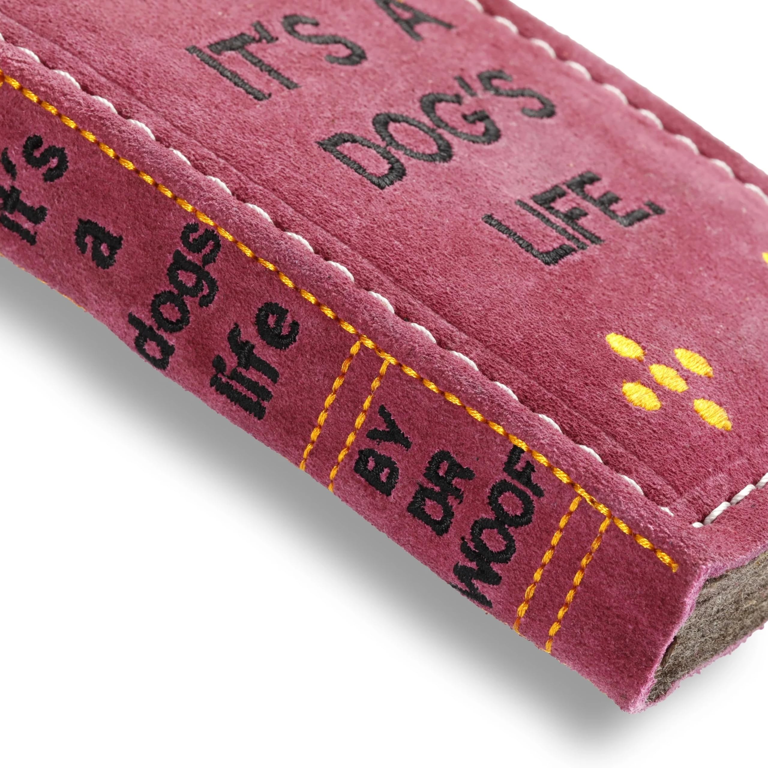 Green & Wilds Eco-Friendly Natural Dog Toy - It's A Dog's Life Book Chew Toy For Dogs - Book Shaped Funny Puns Pet Toys - Image 2