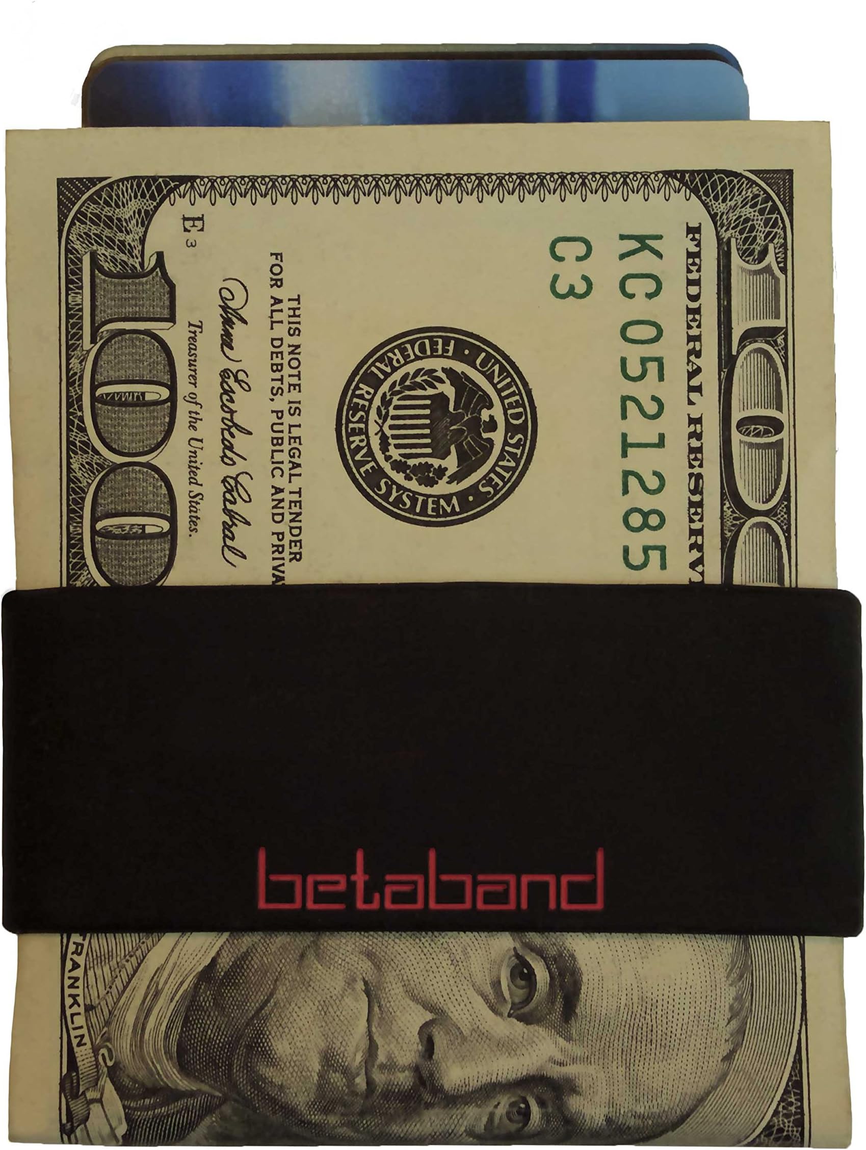 BetaBand - Rubber Band Wallet, Silicone Money Band Holder for Credit Cards, ID, License, Currency & Wads of Cash!