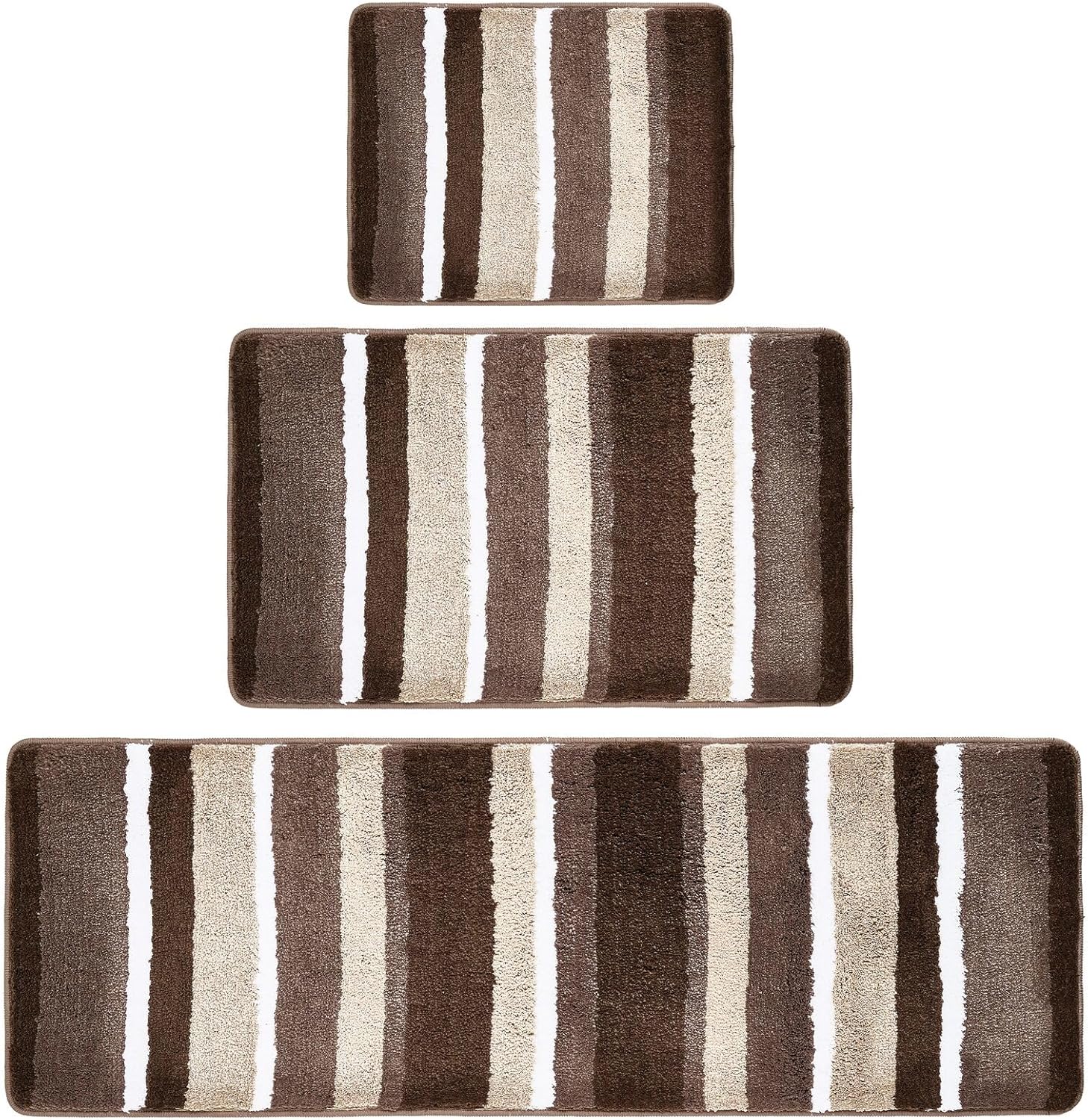 Amazon.com: mDesign Soft Microfiber Polyester Spa Rugs for Bathroom ...