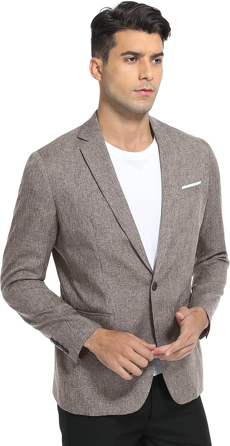 Sailwind Men's Casual Blazer Jackets Lightweight One Button Sports Coats Suit - Image 4