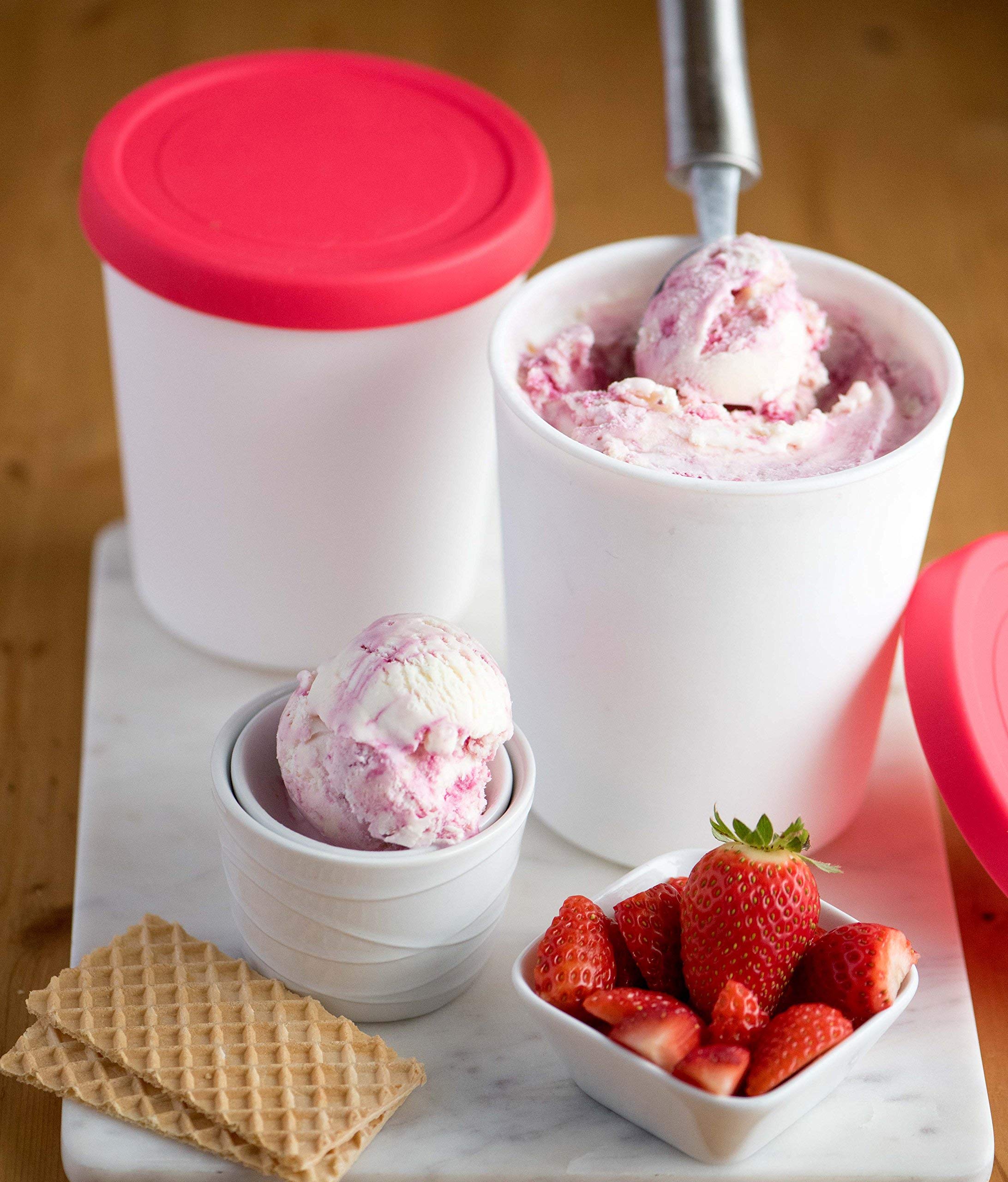 StarPack Ice Cream Containers for Homemade Ice Cream (2 Pcs) Reusable Ice Cream Storage StarPack Ice Cream Containers for Homemade Ice Cream (2 Pcs) Reusable Ice Cream Storage