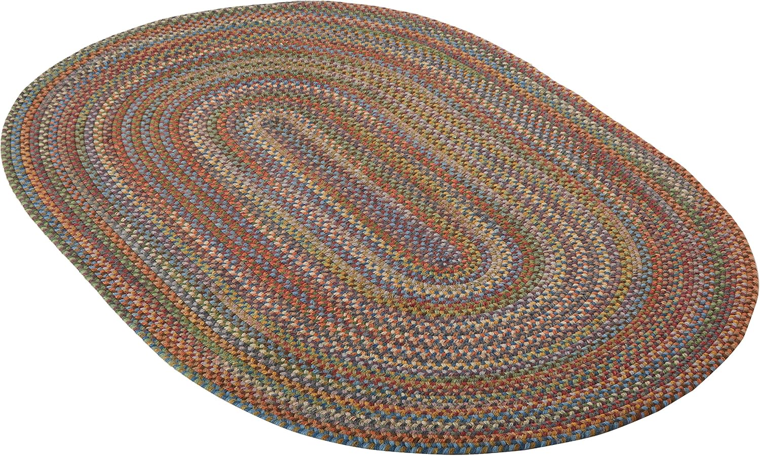 Colonial Mills Rustica Sample Swatch Braided Rug, Classic/Multicolor