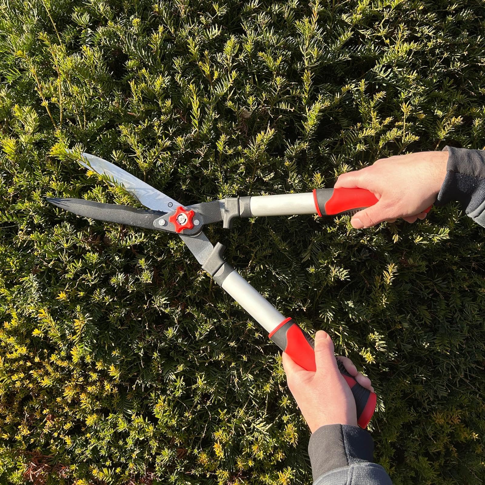 Gartenschere Set · Astschere, Heckenschere & Rosenschere · Gartenscheren für dicke Äste, Hecken, Sträucher, Reben & Rosen · Profi Garten Scheren klein & groß