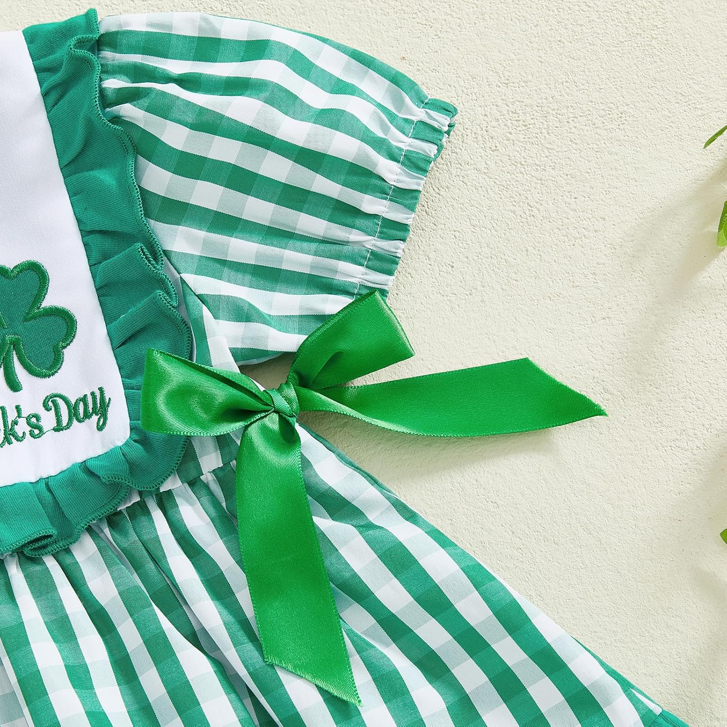 BemeyourBBs Newborn Baby Girl Easter Outfit My First Easter Romper Dress Cute Infant Girl Clothes - Image 8