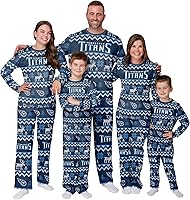 Vista 15 de FOCO NFL womens Nfl Team Ugly Pattern Matching Set Family Holiday Pajamas