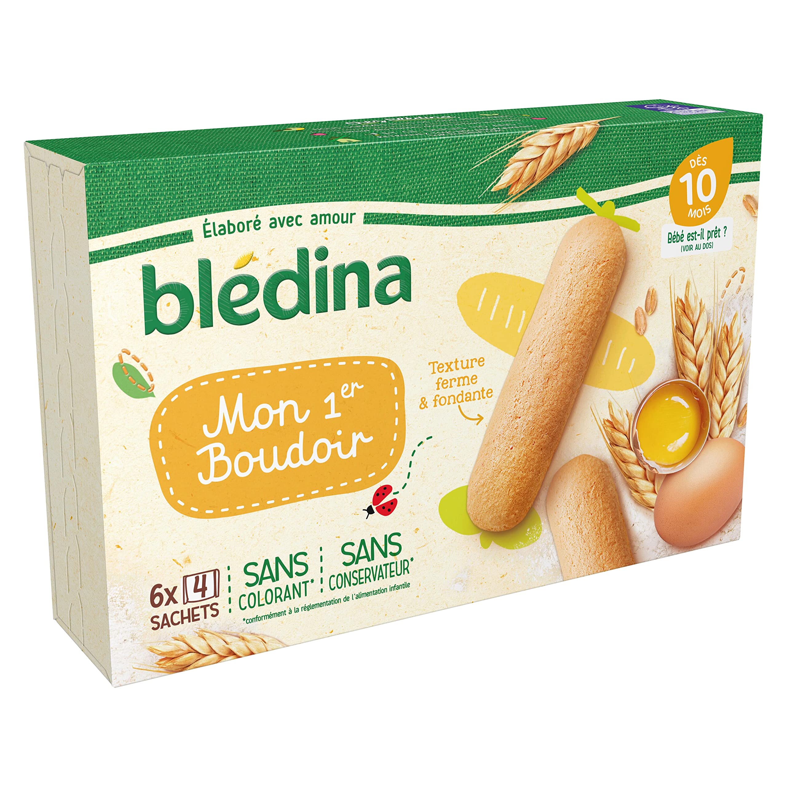Blédina Mon 1er Boudoir dès 10 mois 120 g - Paquet de 12