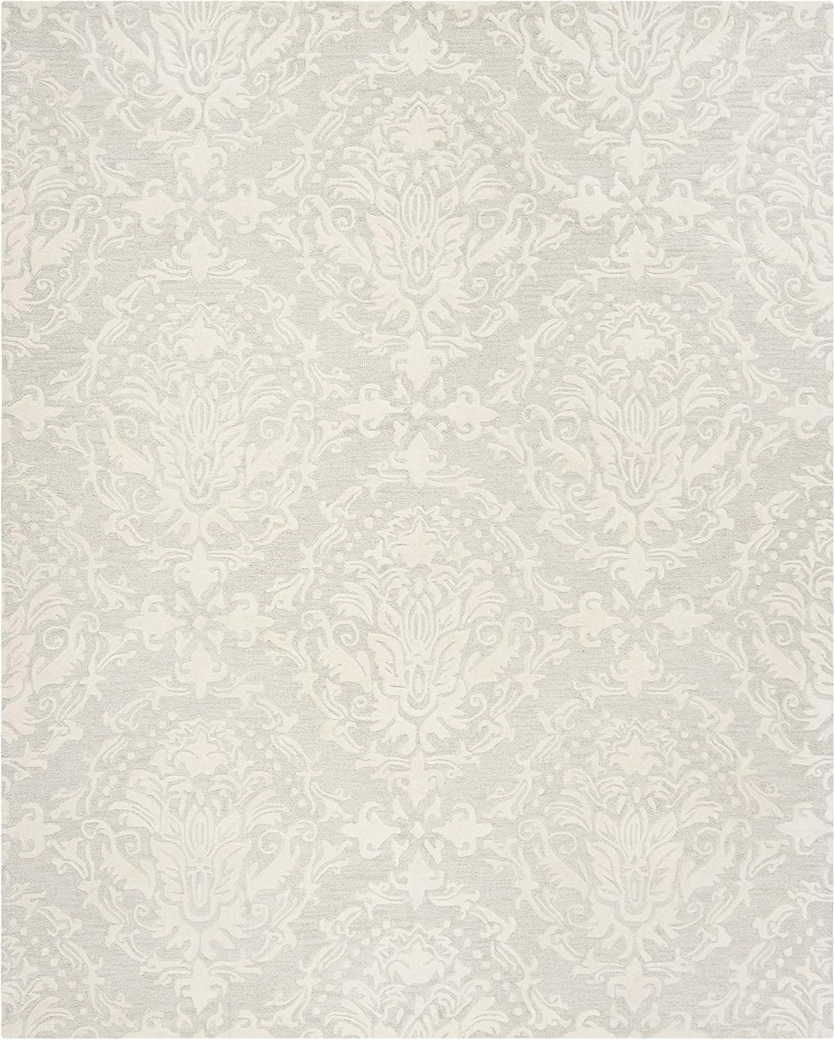 SAFAVIEH Blossom Collection 10' x 14' Sage/Ivory BLM107C Handmade Premium Wool Living Room Dining Bedroom Area Rug