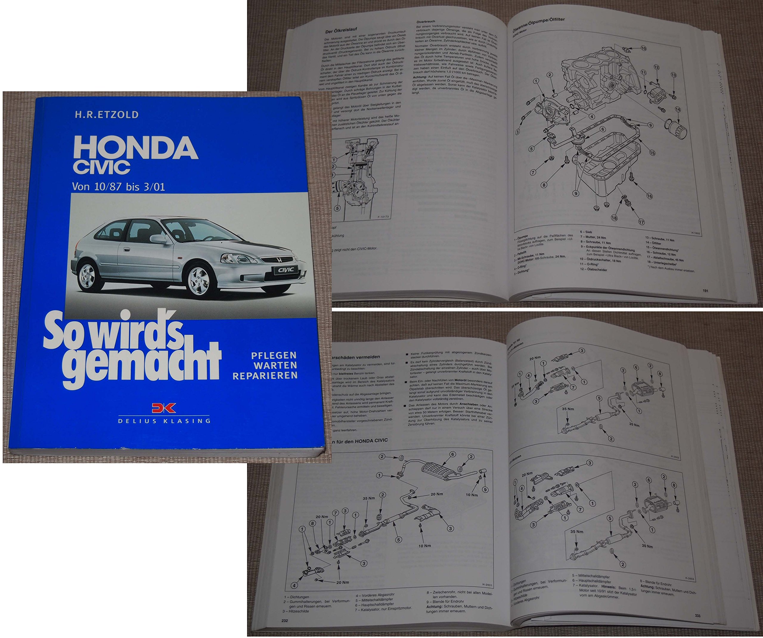 Honda Civic von 10/87 bis 3/01: So wird's gemacht - Band 115