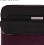 Comfyable Slim Protective Laptop Sleeve Compatible with 13/14 Inch MacBook Air & MacBook Pro M5/M4/M3/M2 Pro/Max 2026, Mac Travel Case, Laptop Pouch, Slim PU Leather Cover, Berry Brown