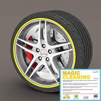 Kabis Wheel Protector - Yellow/Rimblades/Rim Guard Tuning Wheels 22" or smaller wheel protector wheels with a variety of colors