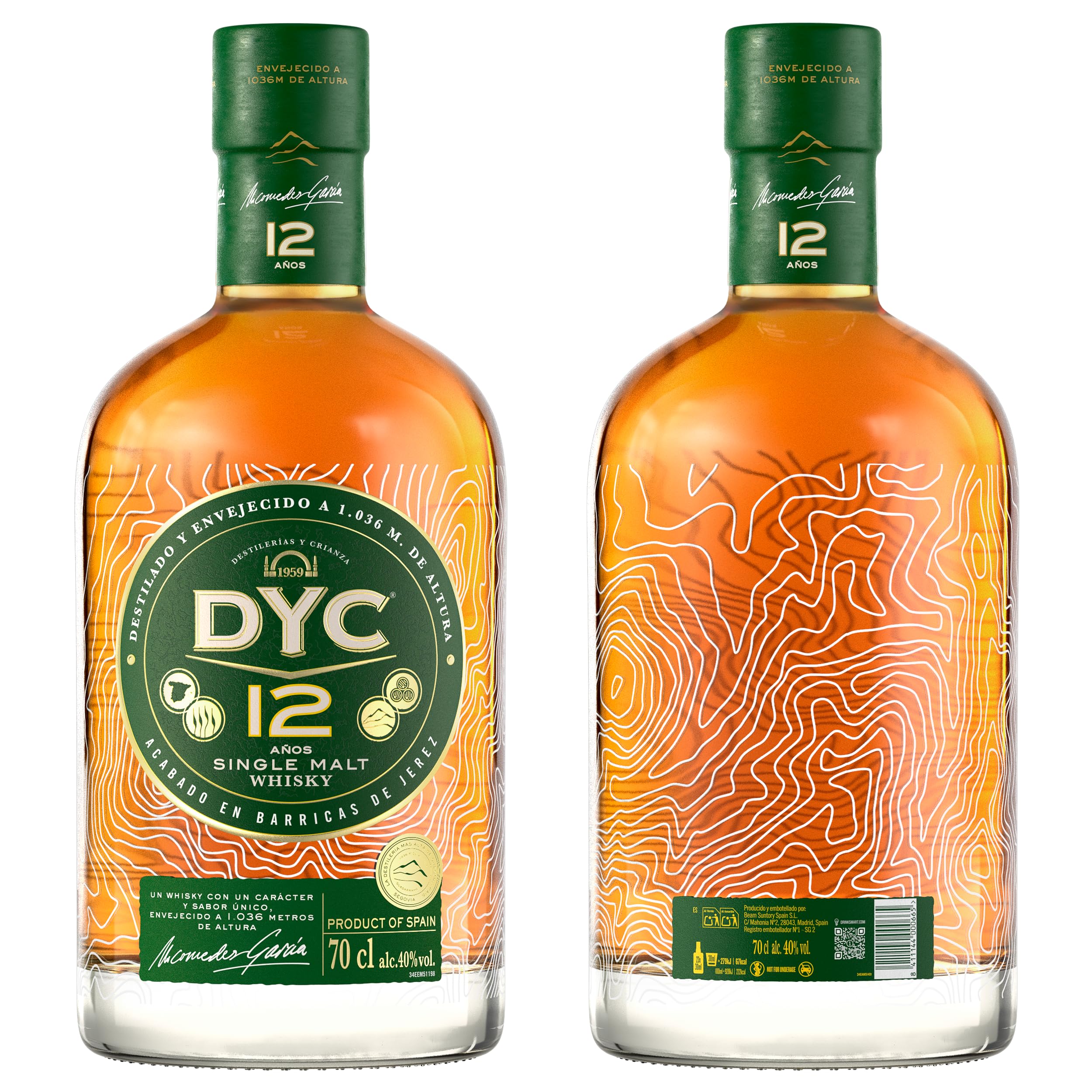 Whisky DYC 12 Single Malt 70 cl