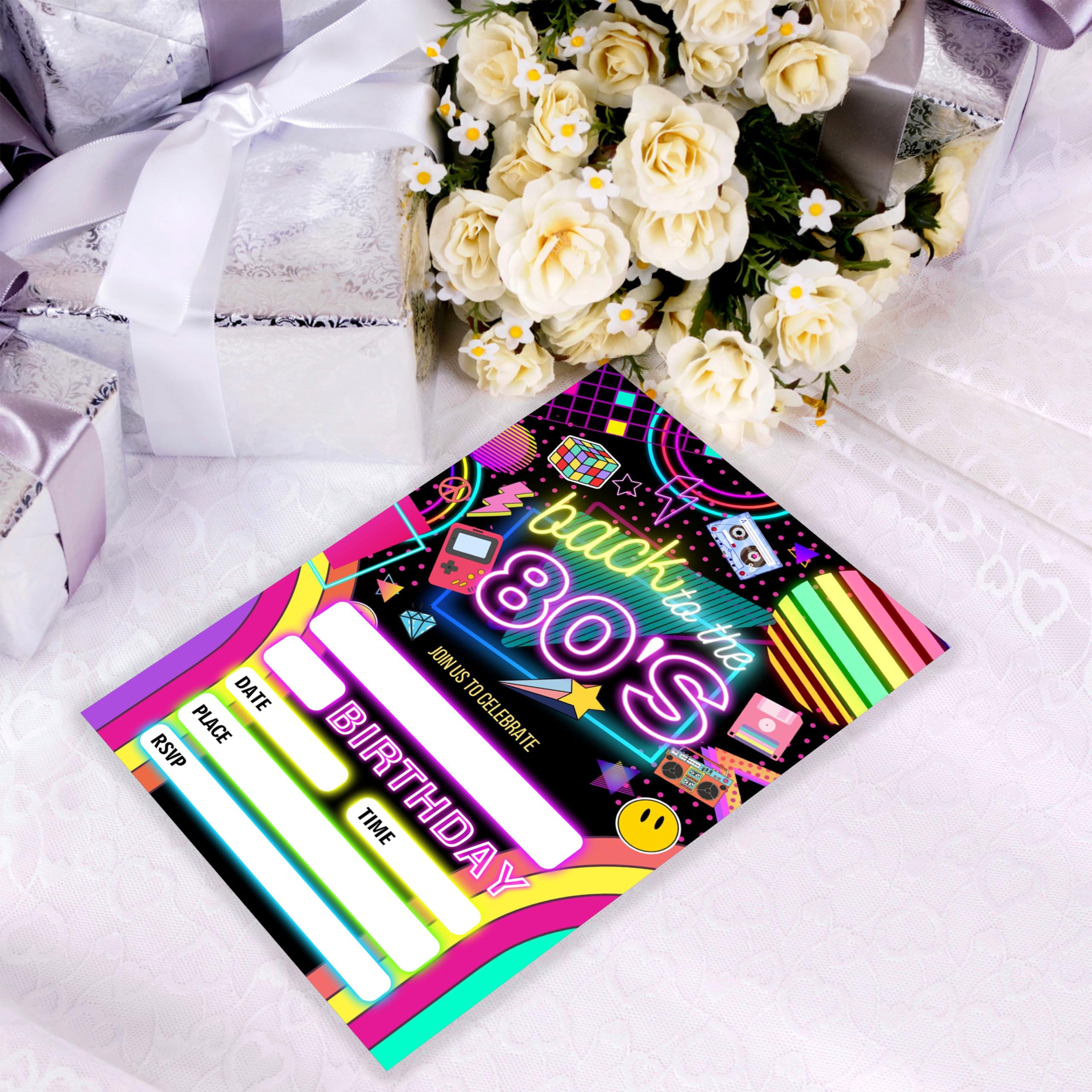 Amazon.com : Back To The 80s Birthday Party Invitation-20