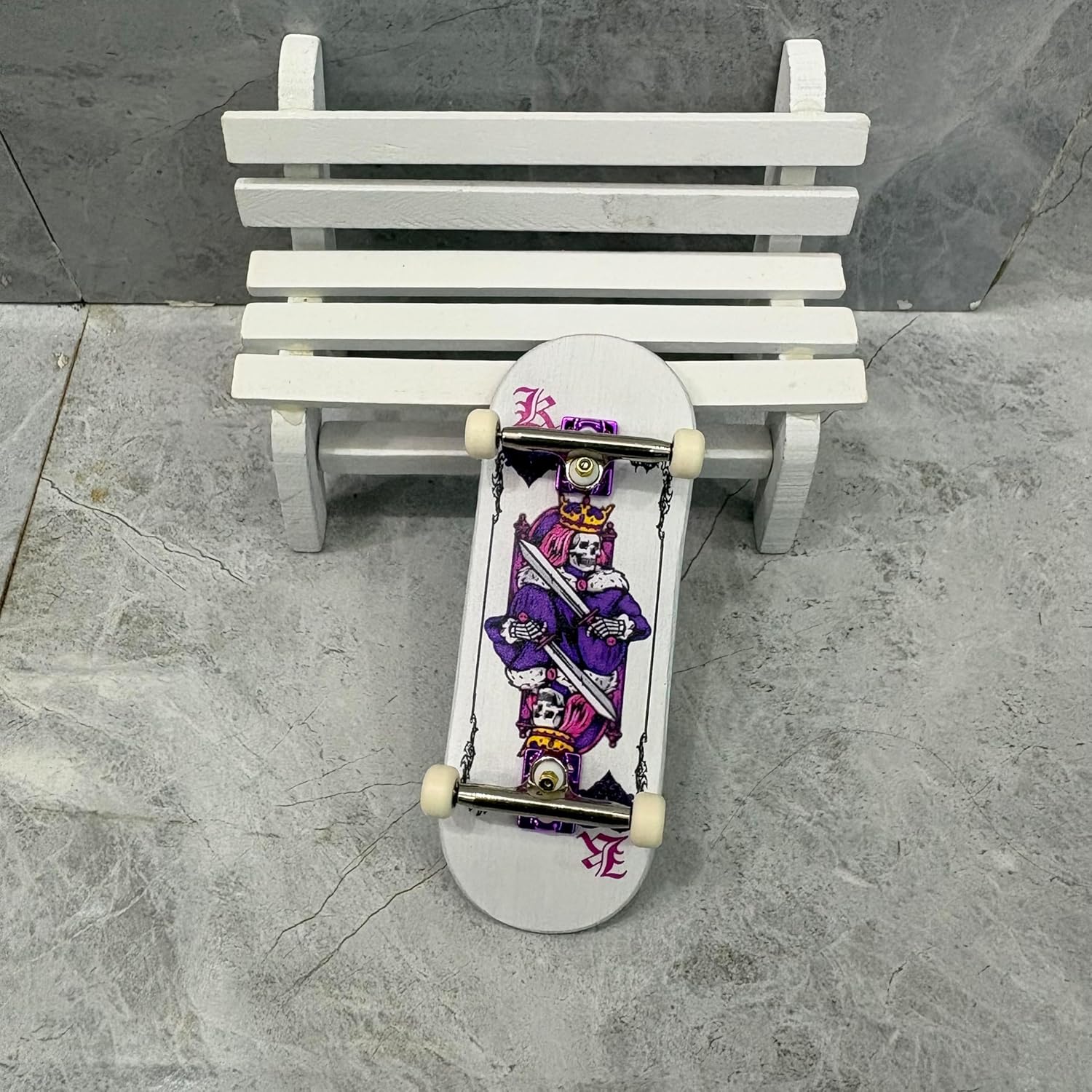 Pro Fingerboard Complete Skateboard Set, 29X96mm with Maples Wood Deck, 4.0 pro Trucks Regular kingpins,Urethane Bearing wheels-op3ra v3 Hearts of Jack