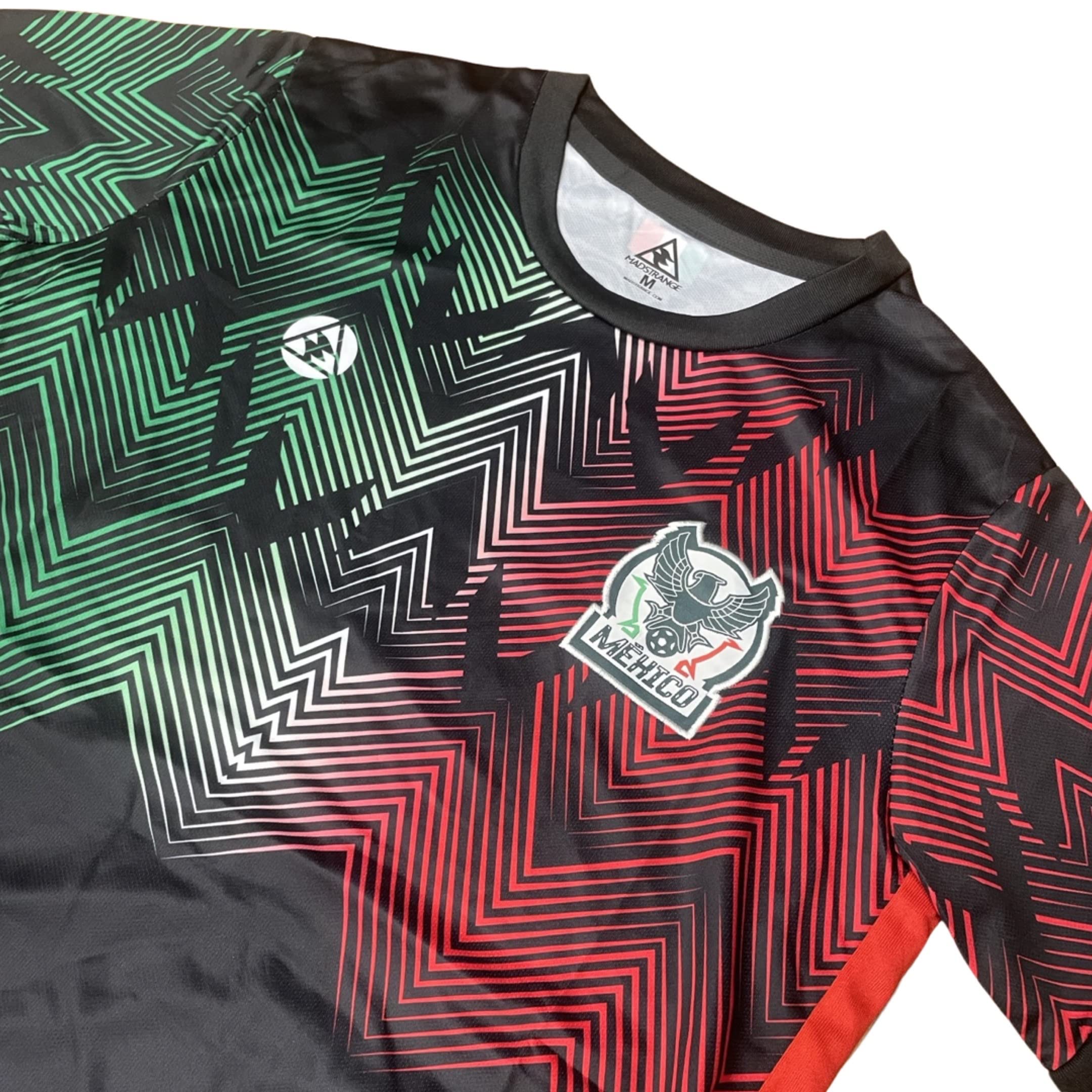 MadStrange Soccer Mexico Black Jersey 2022 (5XL)