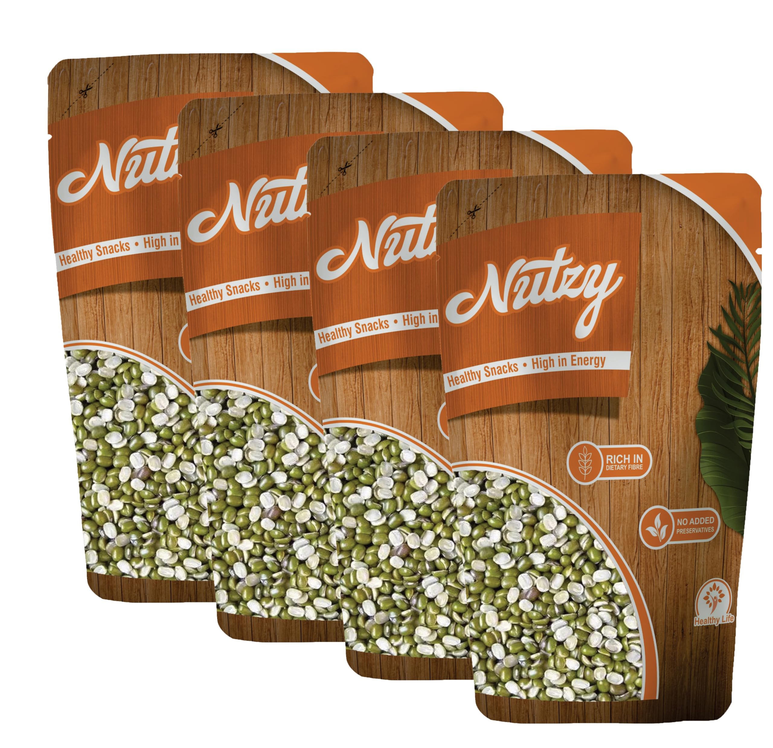 Nutzy Moong Dal Chilka/Split 1kg (2*500g)