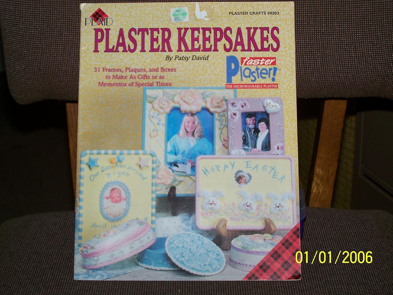 Plaster Keepsakes Instruction Book for 31 Frames, Plagues, boxes, etc