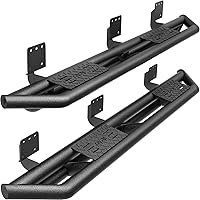 Vista 12 de OEDRO Estribos de 6.5 pulgadas compatibles con Dodge Ram 1500 2019-2025 New Body (no compatible con 2019-2024 1500 Classic), rieles de barras Nerf