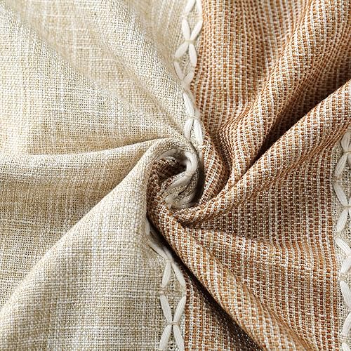 Miniatura 6 de VOGOL YouYee - Hermosas cortinaspersianaspanelestratamiento para la sala de estar del dormitorio, ojales superiores (2 paneles)