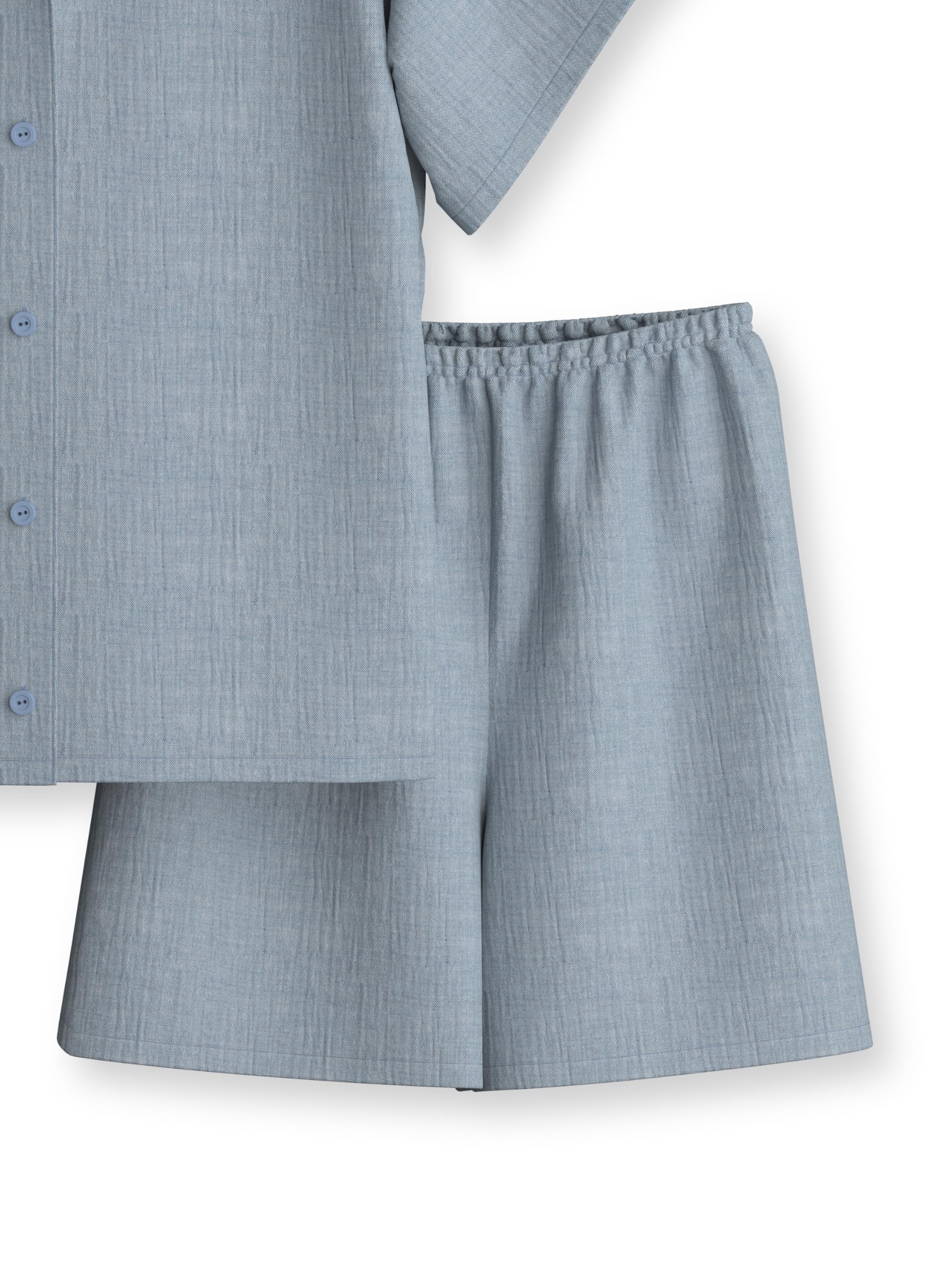 CALIDA Kids Kurz-Pyjama Kinder | Schlafanzug aus Baumwolle, atmungsaktiv, pflegeleicht, mit Knöpfen