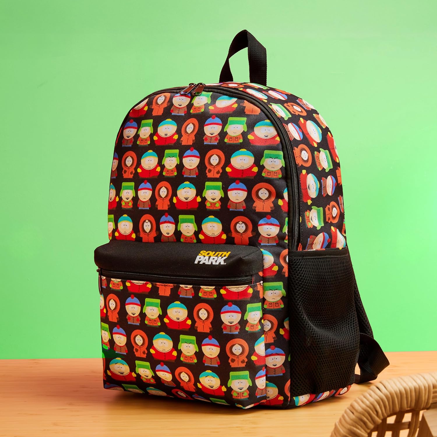 South Park Backpack Men Teens Work Gym Bag Stan Kenny Eric Rucksack Bookbag (AOP