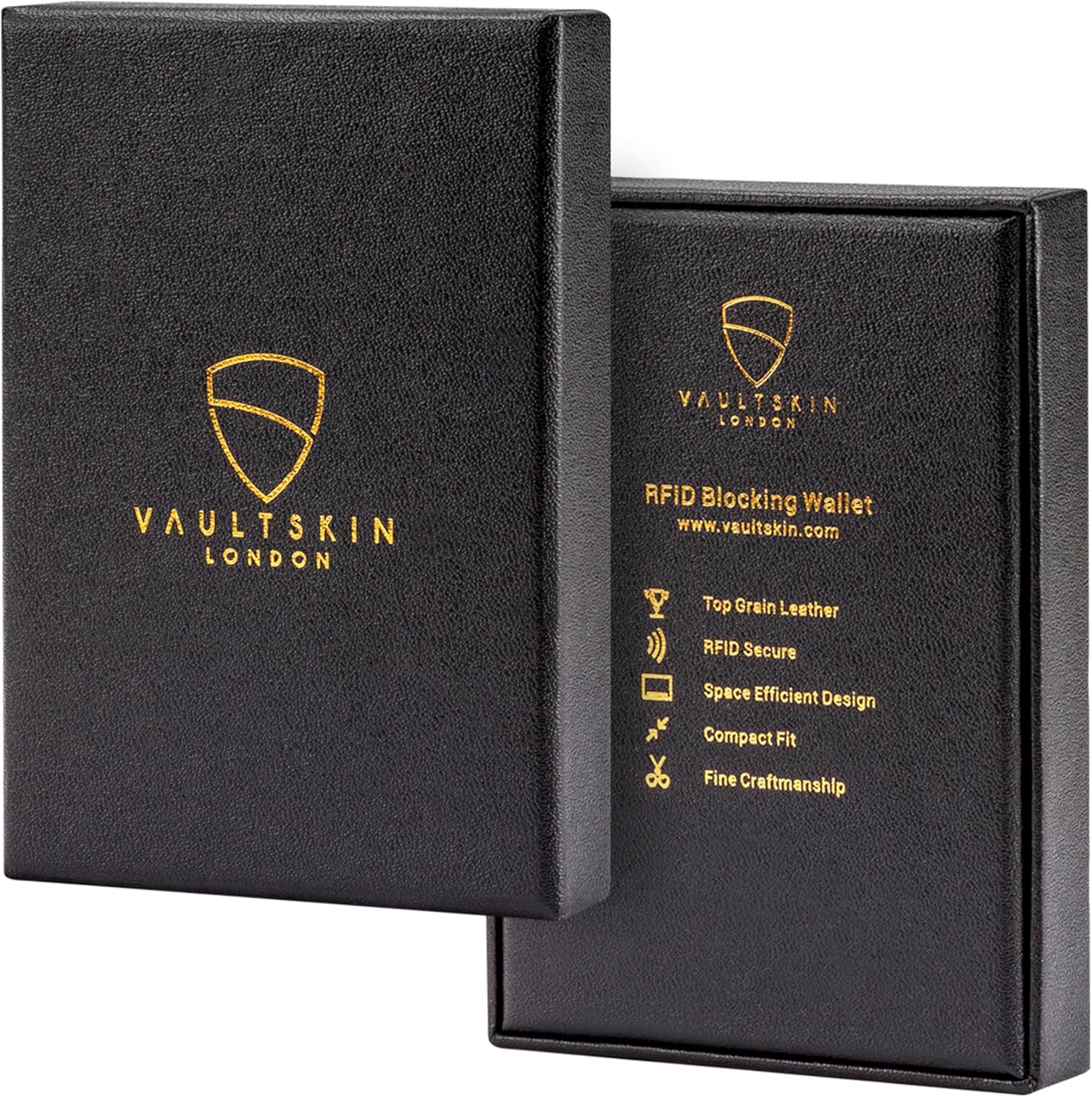 Vaultskin CHELSEA Mens RFID Blocking Slim Leather Card Wallet - Minimalist Front Pocket Cardholder - Image 8