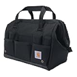 Carhartt Onsite Tool Bag, Durable Water-Resistant, Tool Storage Bag, Heavyweight, 14-Inch 26 Pocket, Black