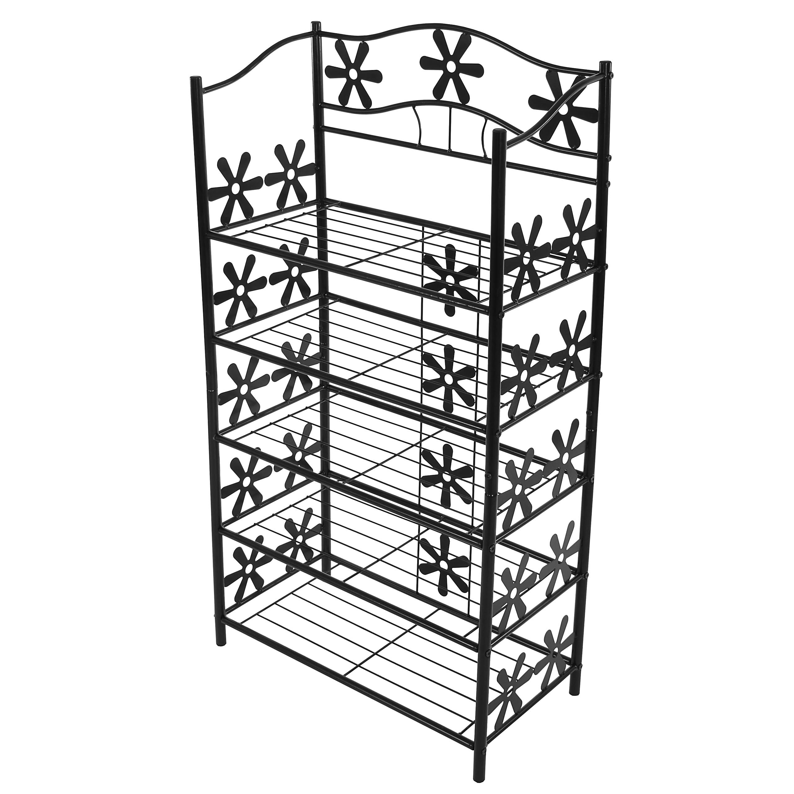 Mendler Regal Metall – Genf Standregal mit 5 Böden, 112 cm hoch