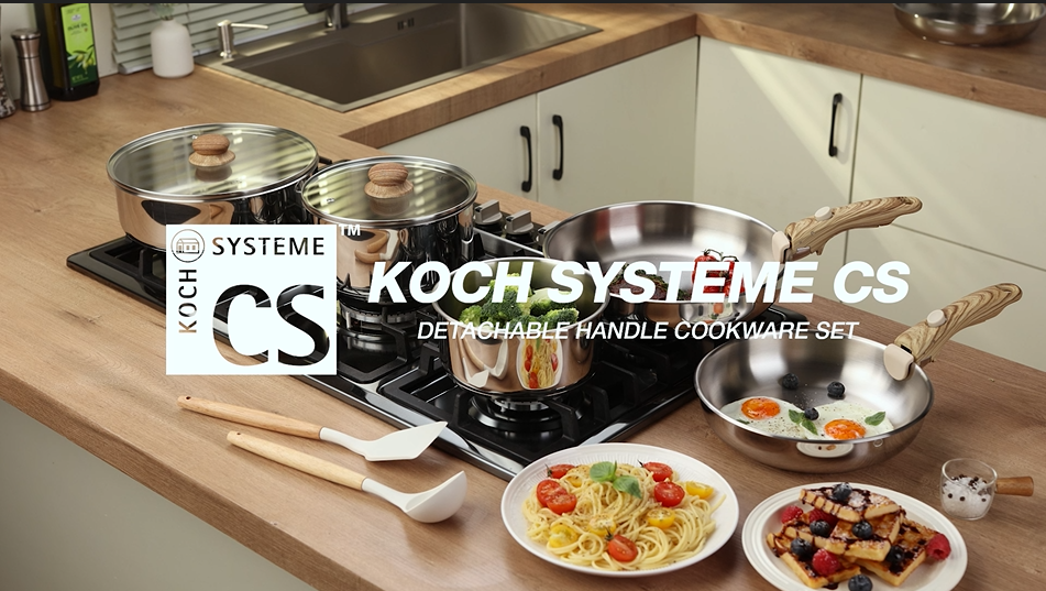 Amazon.com: KOCH SYSTEME CS Stainless Steel Cookware Set, 18/10