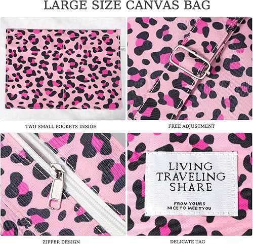 Miniatura 10 de Bolsa de lona con diseño de bolsillo externo, aspecto elegante, correa de hombro ajustable