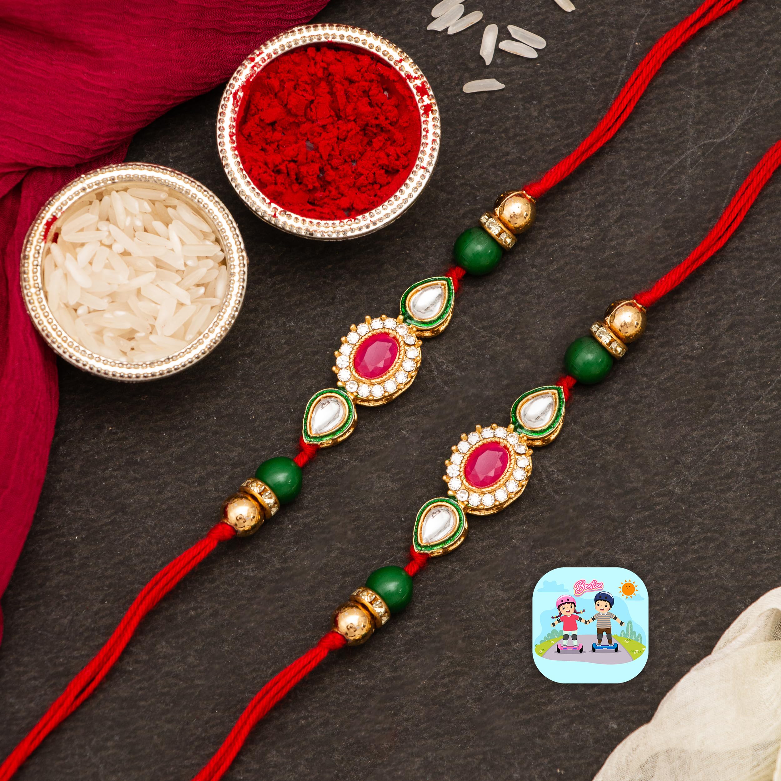See full amazon price history chart for CraftVatika Rakhi Magnet Gift Combo Set for Brother Premium Floral Rakhi Kundan Bracelet Rakhi for Bhaiya Sister Raksha bandhan Couple Pearl Rakhi Set of 2 Rakhi with Magnet Gift for Decor CraftVatika Rakhi Magnet Gift Combo Set for Brother Premium Floral Rakhi Kundan Bracelet Rakhi for Bhaiya Sister Raksha bandhan Couple Pearl Rakhi Set of 2 Rakhi with Magnet Gift for Decor (B0CBRTN77S) Amazon Price History, Amazon Price Tracker