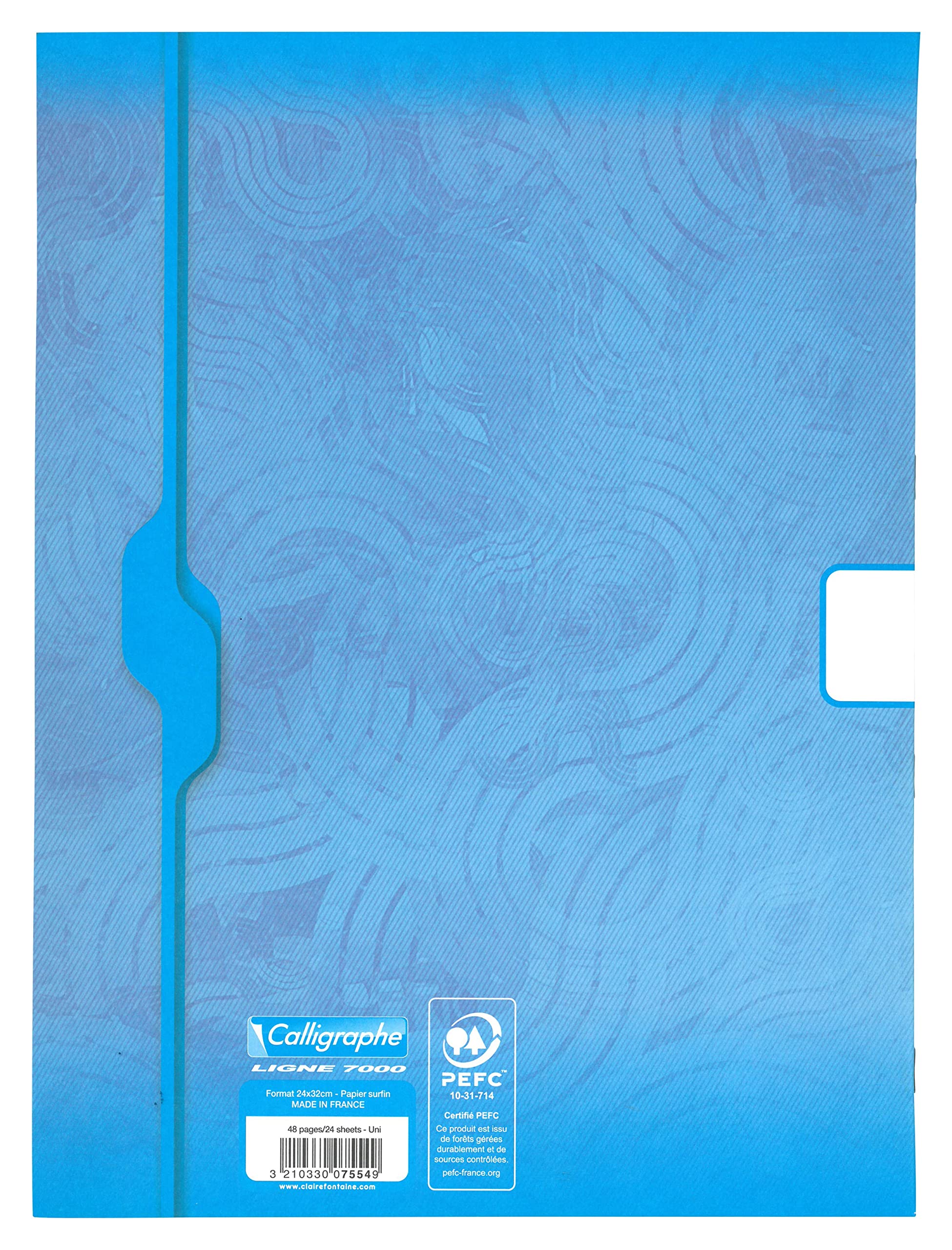 Calligraphe 7554C Set of 10 Drawing Notebooks (a Clairefontaine Brand), 24x32 cm, 48 Plain White Pages, 120 g Drawing Paper - Image 3
