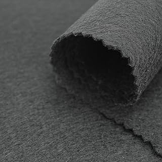 TELA FIELTRO ACRÍLICO COLORES LISO DE 90CM DE ANCHO (NEGRO, 1 METRO)