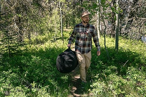 Miniatura 10 de STANSPORT - Bolsa de lona de lujo con cremallera para gimnasio, viajes y almacenamiento