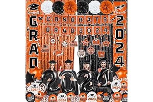 Graduation Decorations Orange and Black- Graduation Decorations 2023