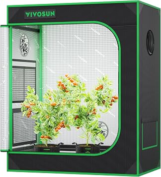 VIVOSUN Mylar Hydroponics for Indoor Plants, Grow in Observation Window and