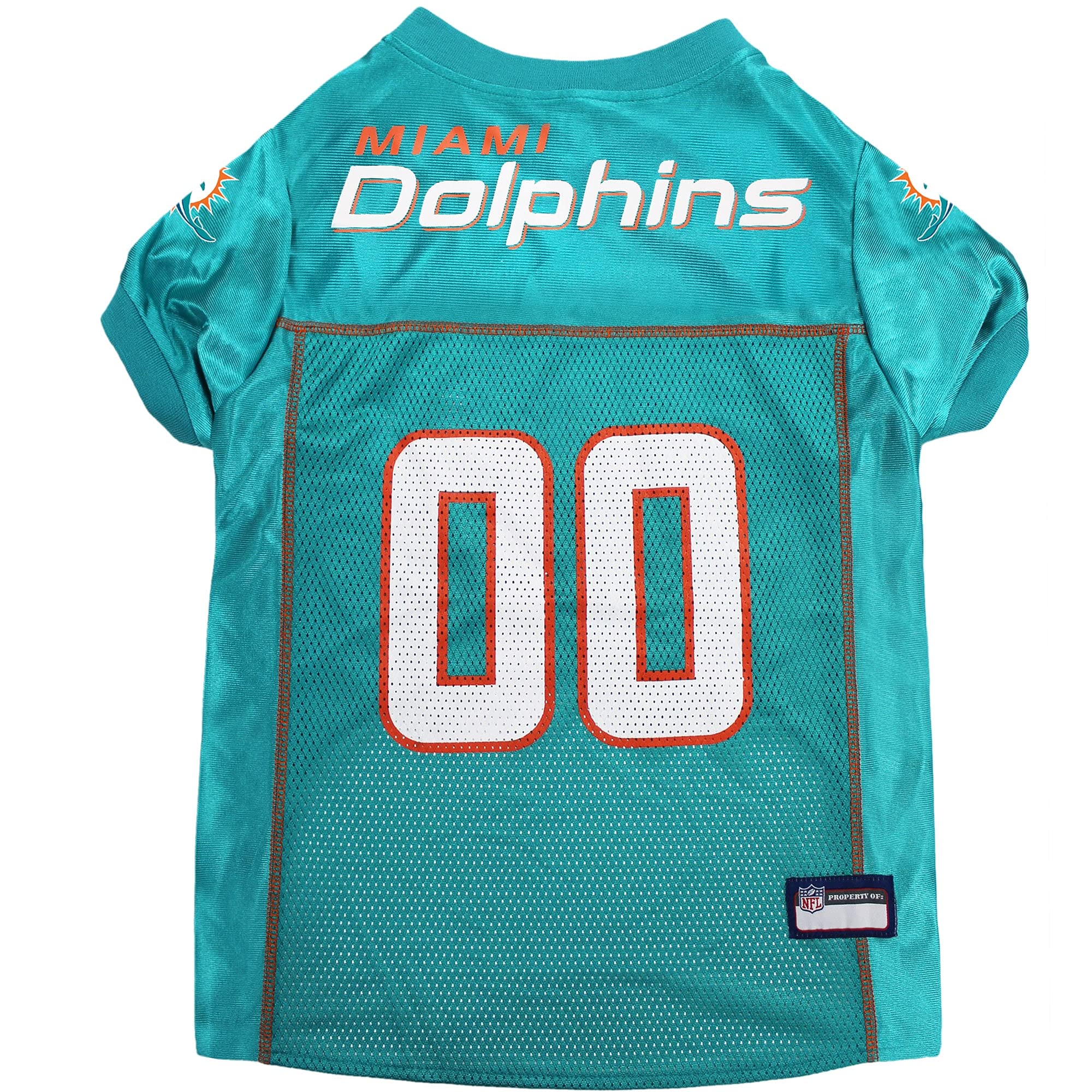 Maillot Miami Dolphins textile respirant coupe XL pour grands animaux