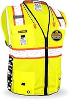 Vista 13 de KwikSafety - Chaleco de Seguridad BIG KAHUNA Edición Base y Edición Limitada Chaleco Reflectante Clase 2 ANSI OSHA para Hombre