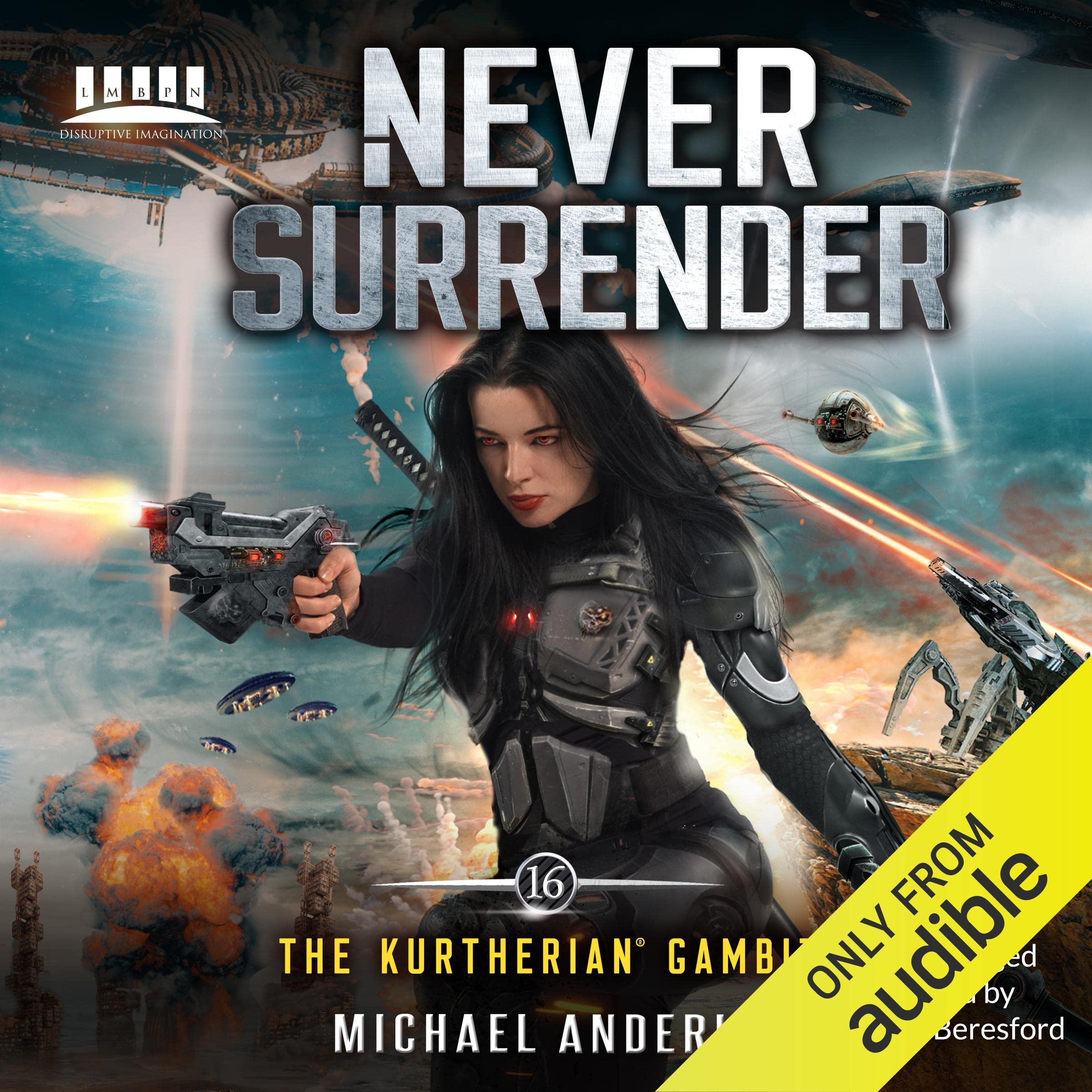 Cover art for Never Surrender