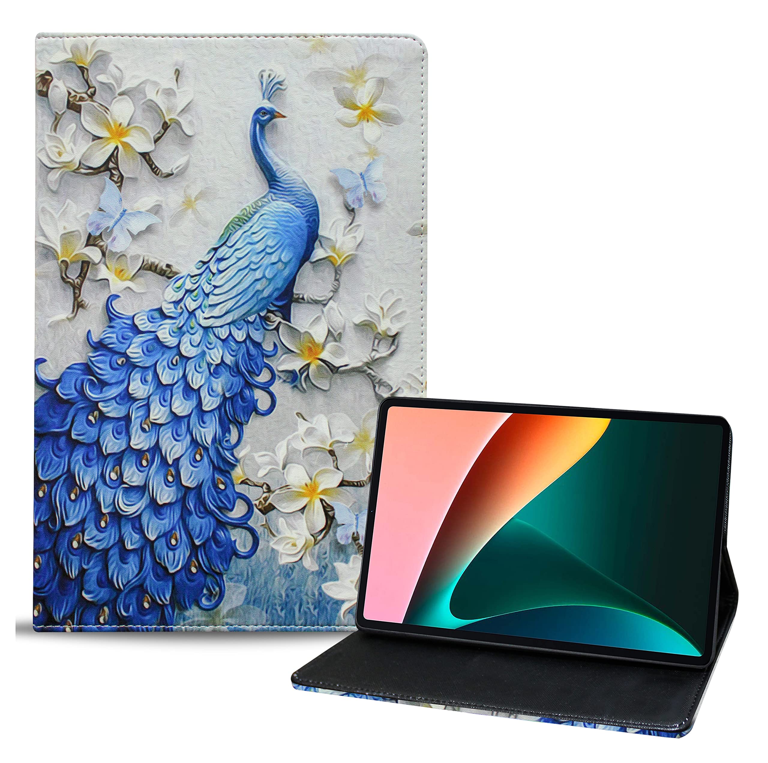 TGK Printed Classic Design Leather Folio Flip Case with Viewing Stand Protective Cover for Xiaomi Pad 5 11.0 inch (Peacock Pattern) (B0B4DQP5JN) Amazon Price History, Amazon Price Tracker