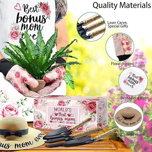 Miniatura 5 de Regalos adicionales para mamá, regalos de Navidad para mamá, madrastra, regalos de jardinería de cumpleaños, para principiantes de horticultura al