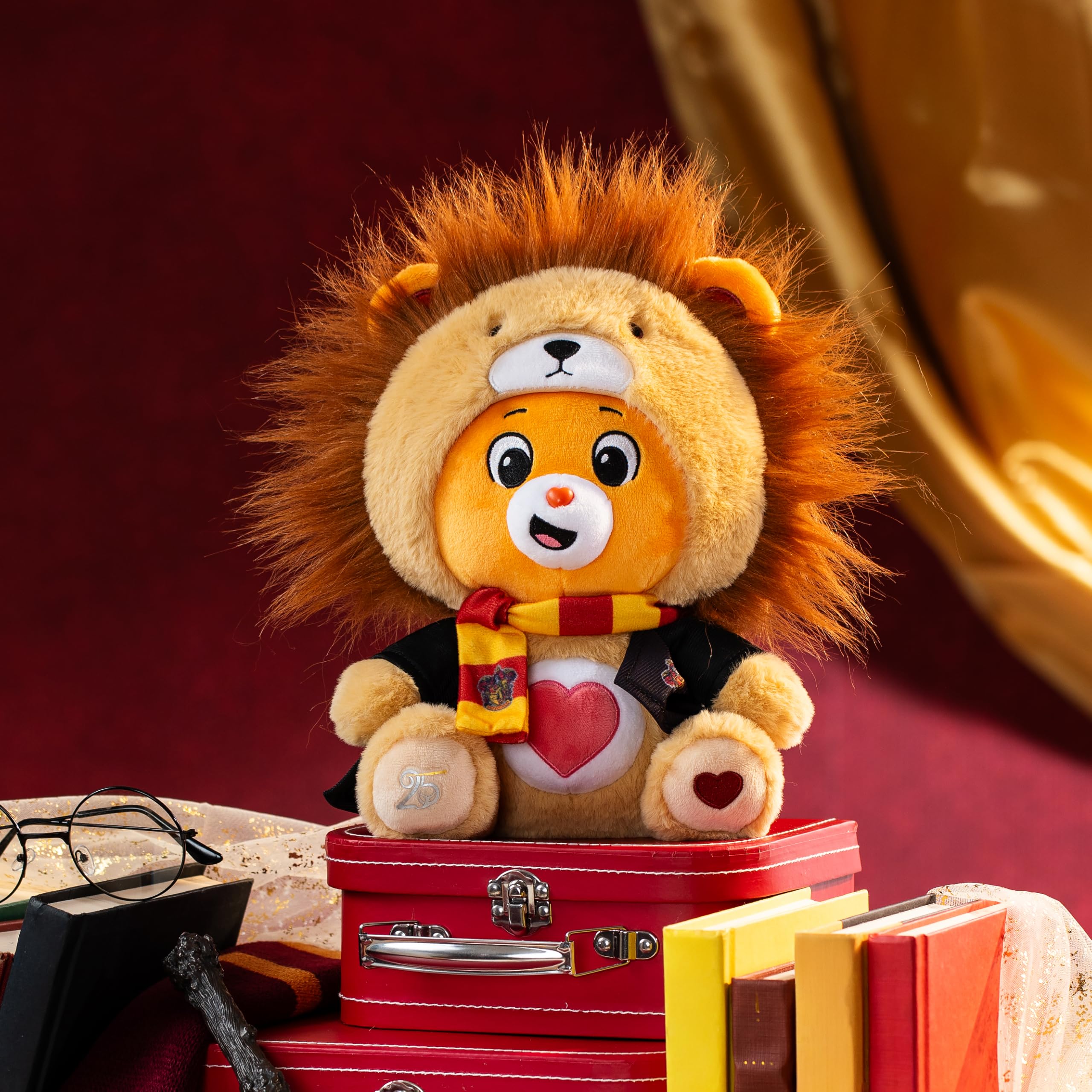 Care Bears Collab (Magic) Felpa con cappuccio mascot peluche - Orso tenderheart x Grifondoro